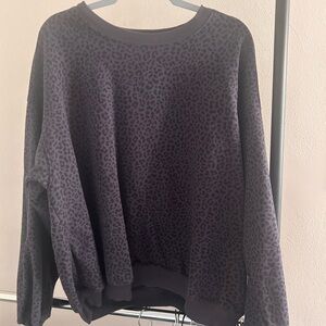Fabletics Animal Print Crewneck, size 2x